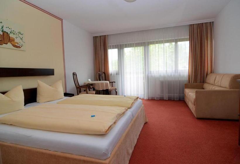 اتاق استاندارد چهارنفره با بالکن, Parkhotel Kirchberg