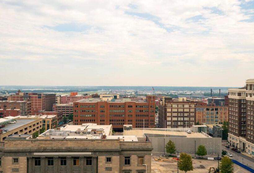 带大床的标准间, Kansas City Marriott Downtown
