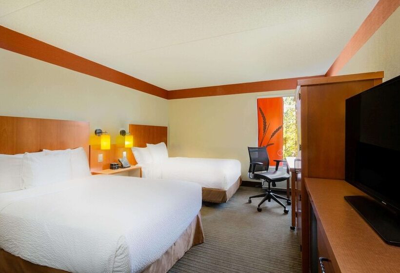 اتاق استاندارد با 2 تخت دوبل, Clt Airport Inn & Suites