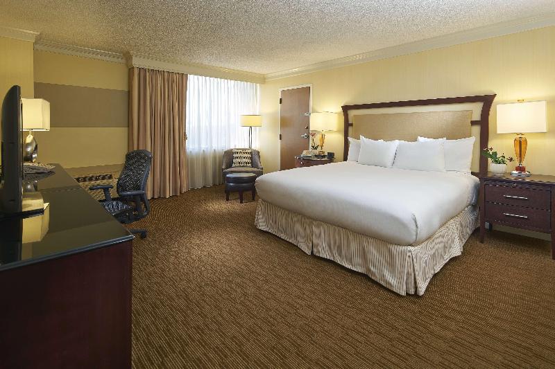 اتاق اجرایی با تخت بزرگ, Hilton Raleigh North Hills