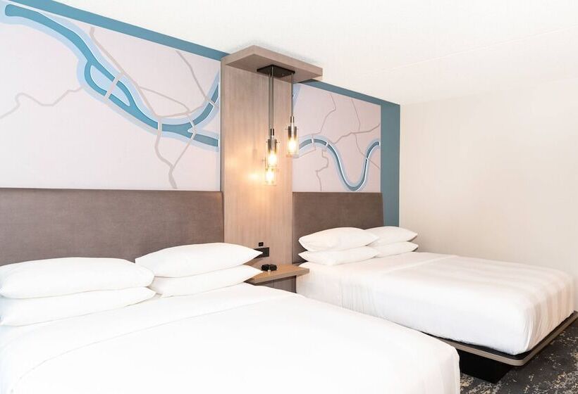 اتاق استاندارد با 2 تخت دوبل, Pittsburgh Airport Marriott