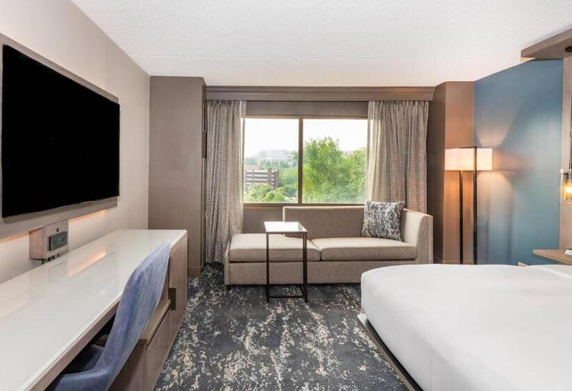 اتاق استاندارد با تخت بزرگ, Pittsburgh Airport Marriott