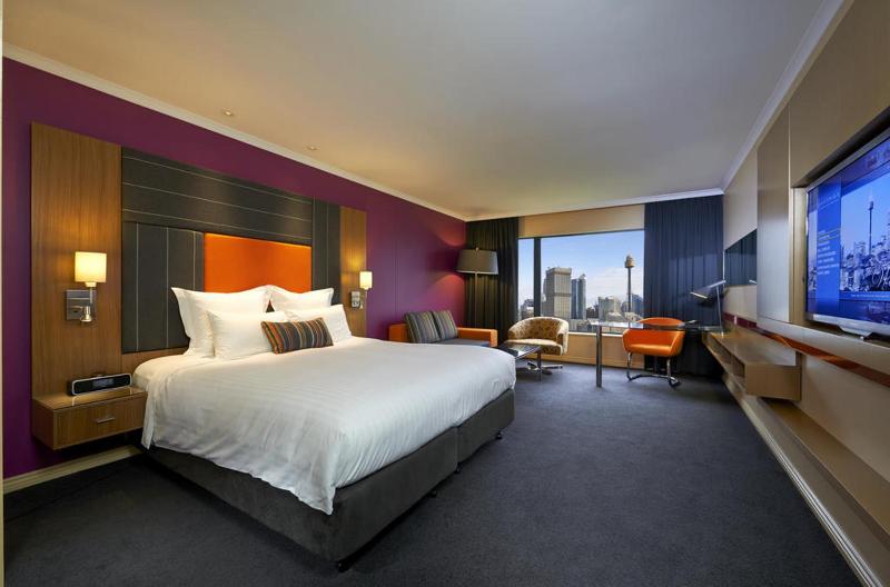 디럭스 룸 킹사이즈 침대, Pullman Sydney Hyde Park