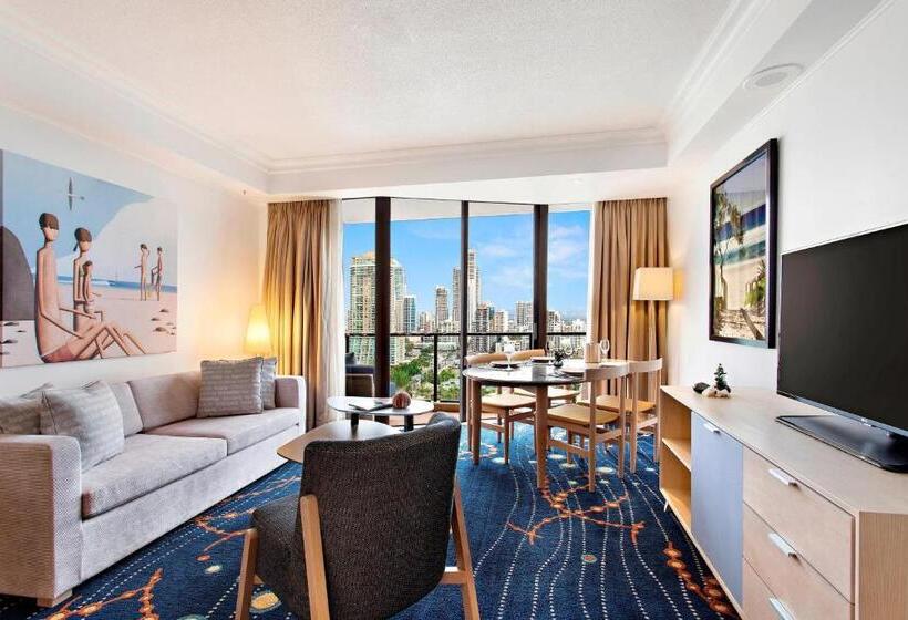 디럭스 스위트 킹 침대, Marriott Vacation Club At Surfers Paradise