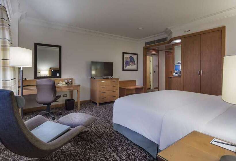اتاق اجرایی با تخت بزرگ, Hilton Paris Charles De Gaulle Airport
