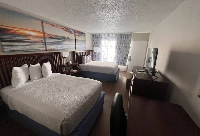 اتاق استاندارد با 2 تخت دوبل, Days Inn By Wyndham Daytona Beach Speedway