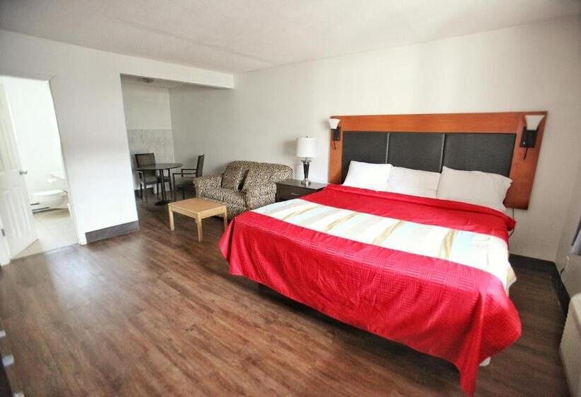 キングサイズベッドのスタンダードルーム, Best Budget Inn & Suites Kamloops