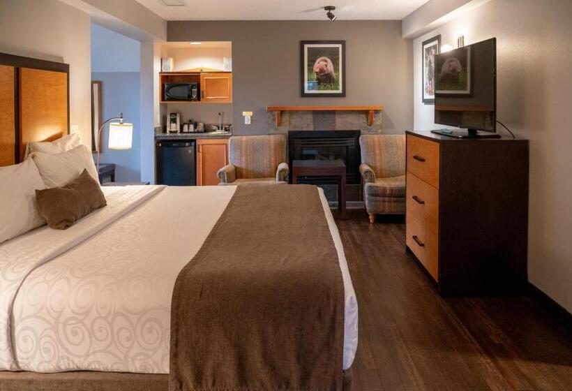 Suíte Deluxe Cama King, Pocaterra Inn & Waterslide