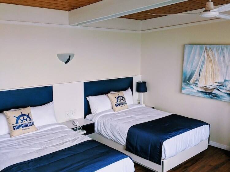 Номер Стандарт 2 Двуспальные Кровати, Motel La Marina