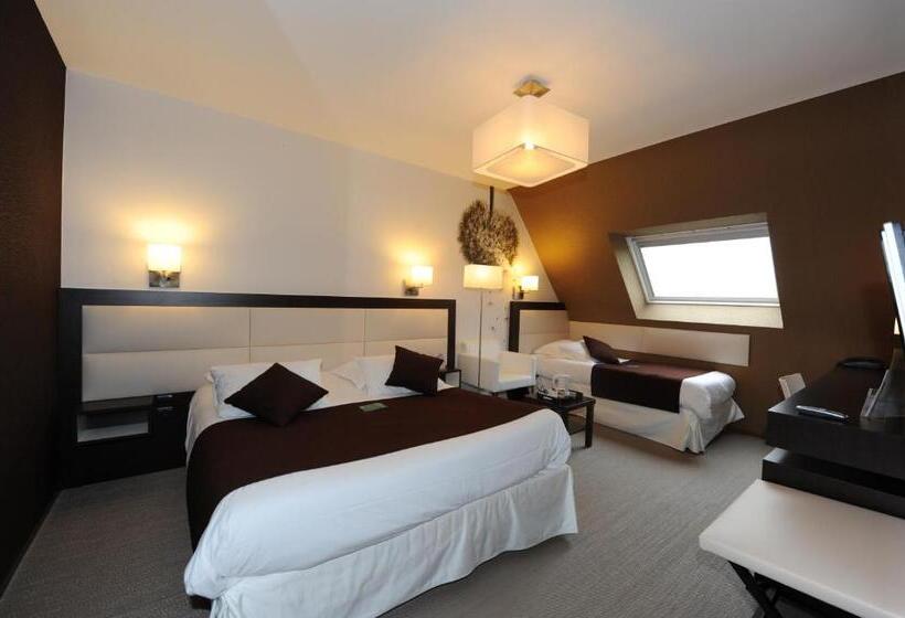 اتاق استاندارد سه نفره, Quality Hotel La Marebaudière Vannes Centre