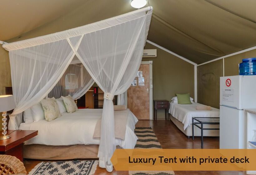 چادر با خدمات رفاهی لوکس, Crocodile Bridge Safari Lodge