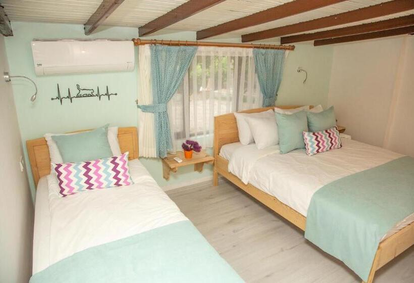Triple Room Sea View, Kara Kedi Beach Bungalow