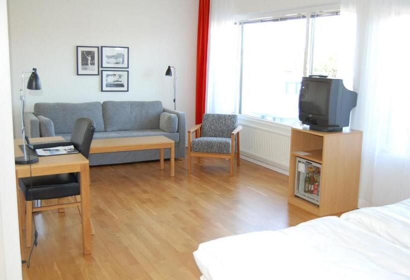발코니가 있는 바다 전망 수피리어 룸, Strand Hotell Borgholm
