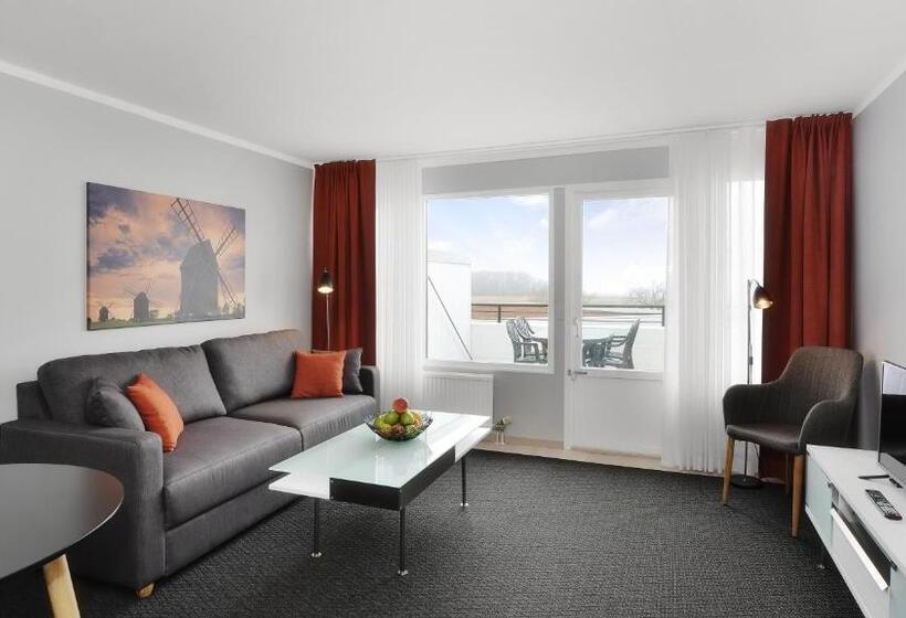 발코니가 있는 바다 전망 수피리어 룸, Strand Hotell Borgholm