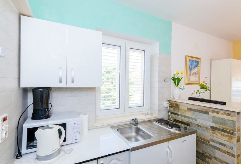 סטודיו סטנדרטי עם נוף לים ומרפסת, Guest House Avdic
