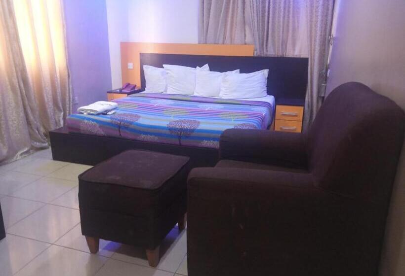 اتاق استاندارد با تخت بزرگ, Alluring View Hotel   Toyin Sreet