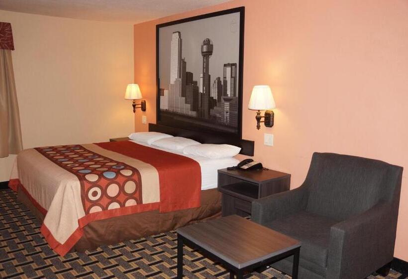스탠다드 룸 킹사이즈 침대, Super 8 By Wyndham Farmers Branch/north Dallas