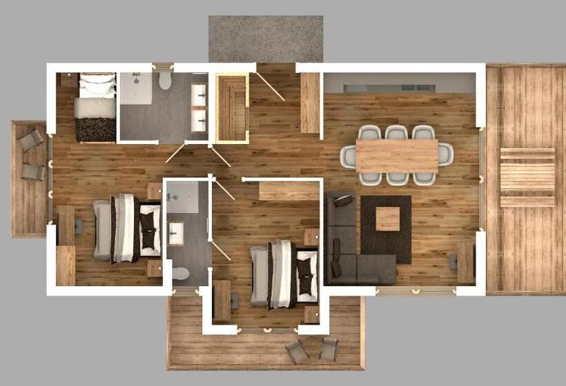 Апартаменты 2 Спальни, Reitlehenalm