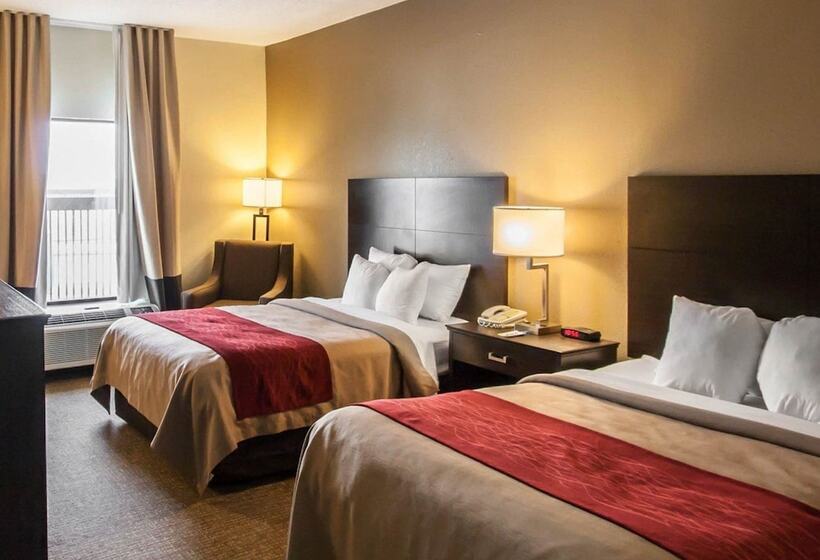Номер Стандарт 2 Двуспальные Кровати, Quality Inn Hayti North