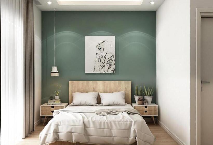 اتاق استاندارد با بالکن و چشم‌انداز دریا, The Villa Hieu Hy