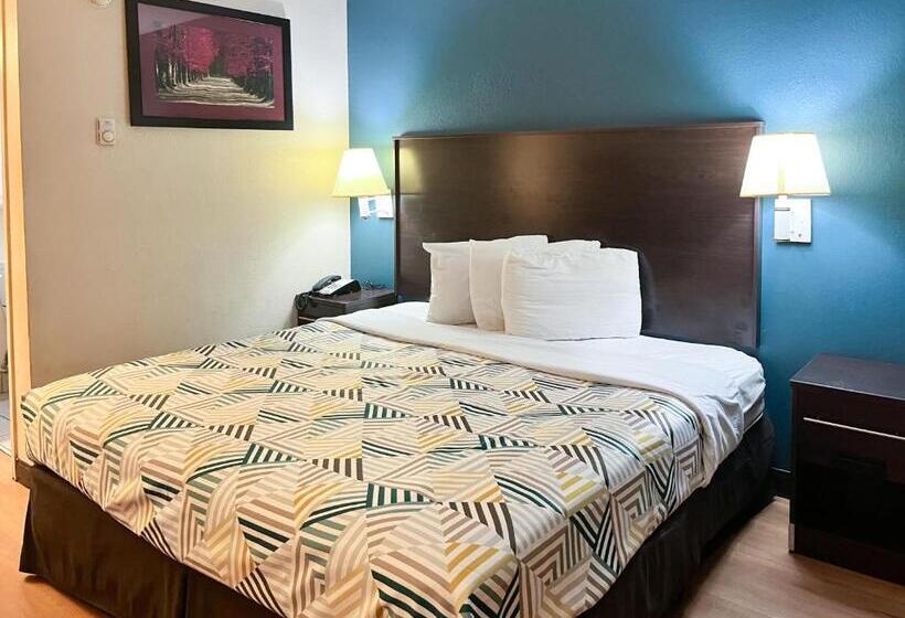 Quarto Estandar Cama King, Studio 6 Suites Shreveport, La Industrial Loop