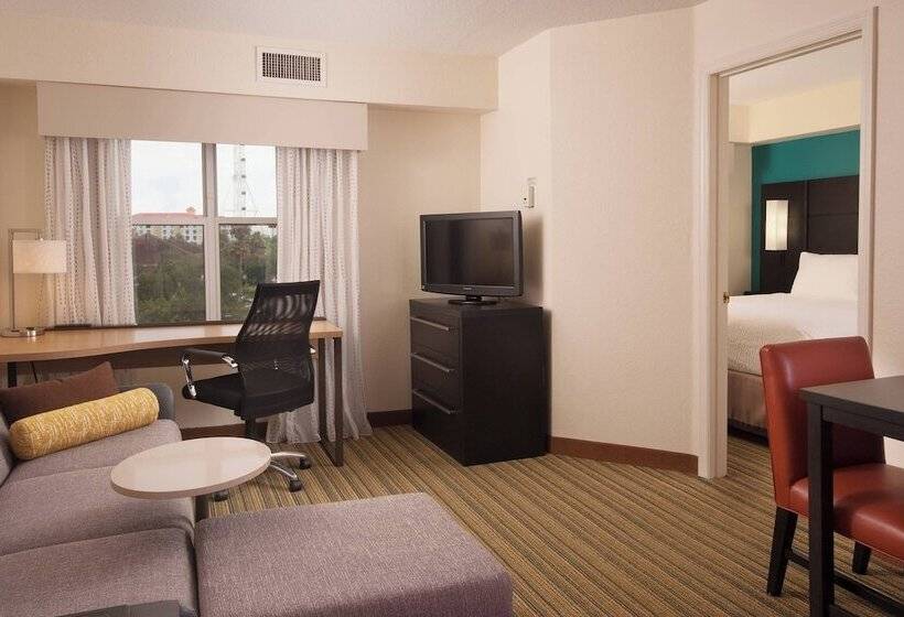 침실 2개 스위트, Residence Inn Orlando Convention Center