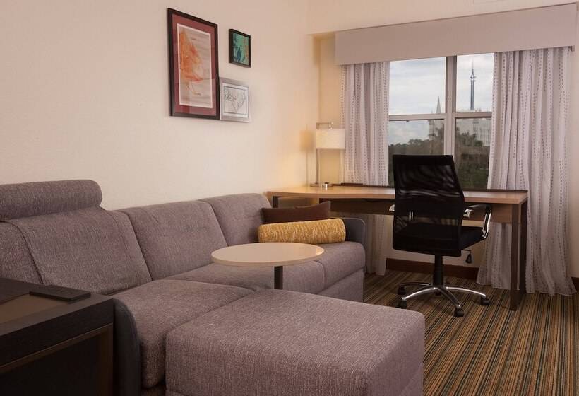 침실 2개 스위트, Residence Inn Orlando Convention Center