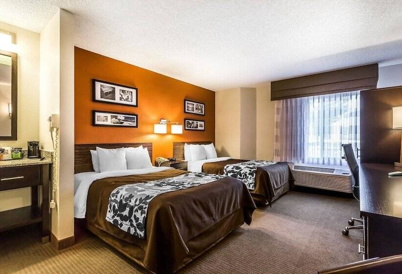 Номер Стандарт 2 Двуспальные Кровати, Sleep Inn Springfield South I60 Near Medical District
