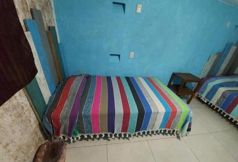 اتاق استاندارد با سرویس بهداشتی مشترک, Hostal El Alebrije