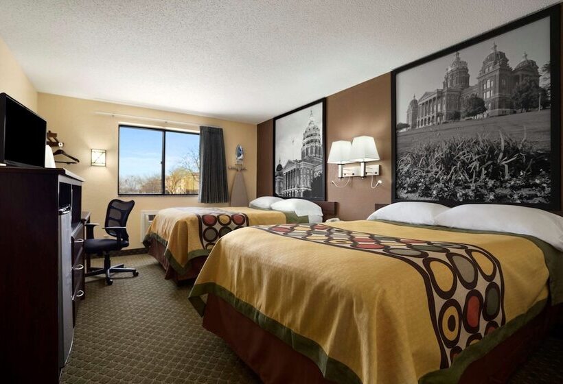 اتاق استاندارد با 2 تخت دوبل, Super 8 By Wyndham Cedar Rapids