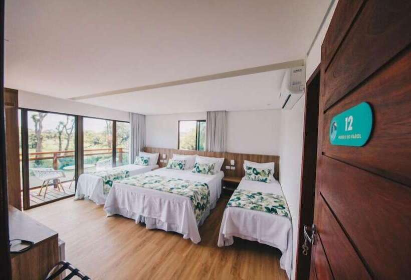 Четырехместный Номер Deluxe, Pousada Morro Do Farol