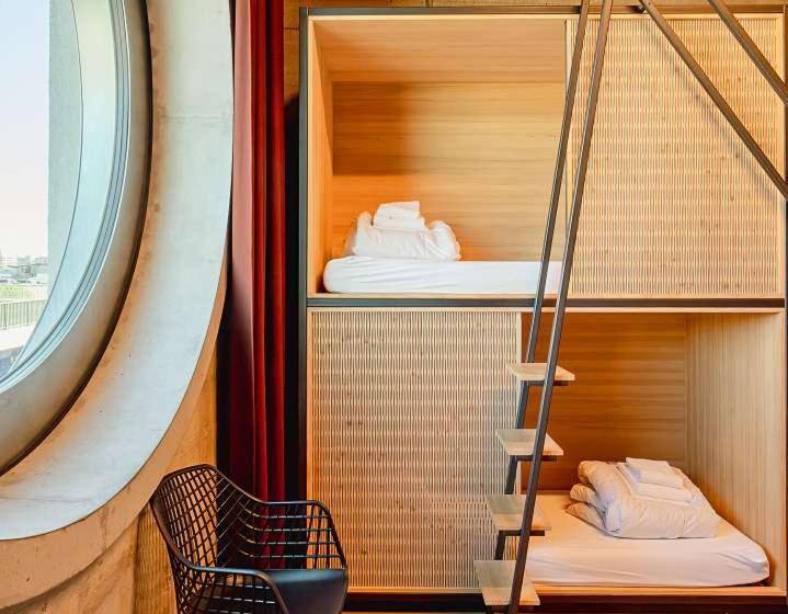 تختخواب در اتاق مشترک, Silo Design & Boutique Hostel Basel