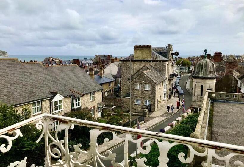 اتاق استاندارد با بالکن و چشم‌انداز دریا, Purbeck House Hotel & Louisa Lodge