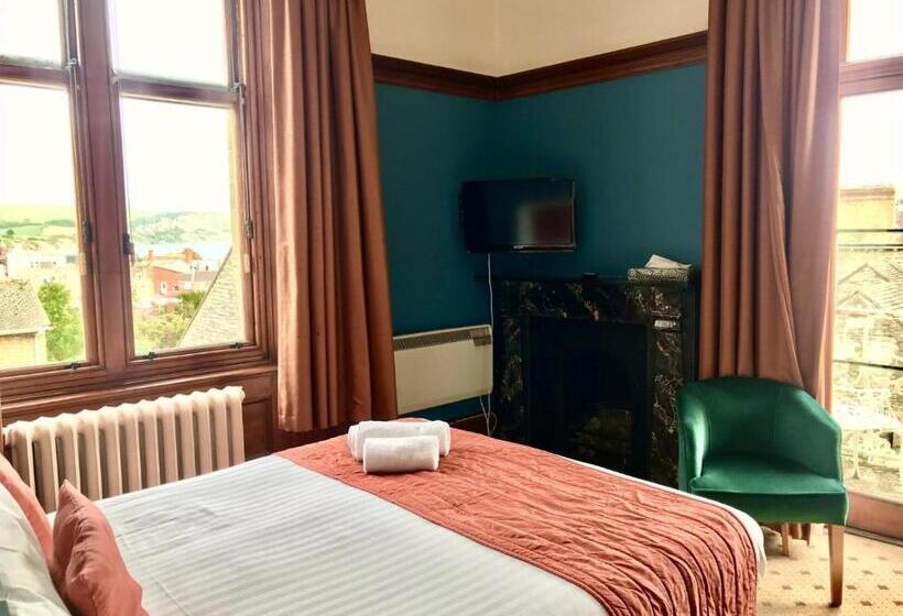 اتاق استاندارد با بالکن و چشم‌انداز دریا, Purbeck House Hotel & Louisa Lodge
