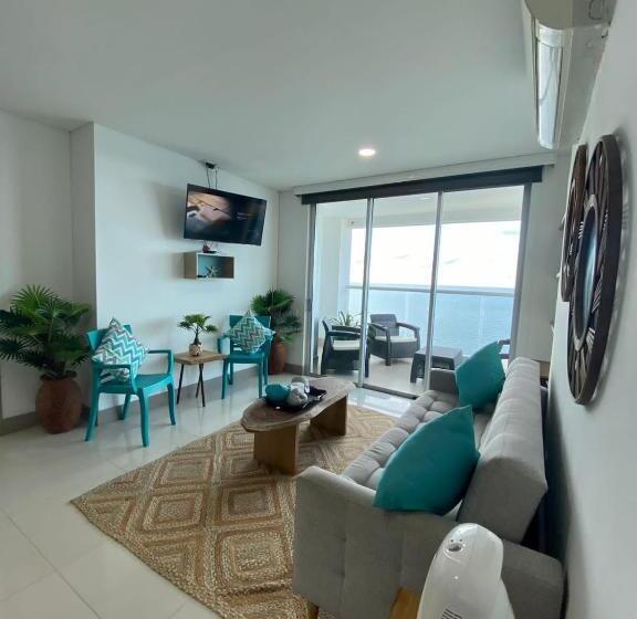 آپارتمان 2 خوابه, Cartagena Palmetto Beach Bella Vista