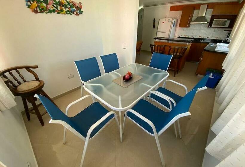 آپارتمان 1 خوابه با چشم‌انداز دریا, Rivas Apartamentos Santa Marta