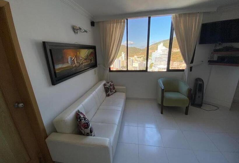 آپارتمان 1 خوابه با چشم‌انداز دریا, Rivas Apartamentos Santa Marta