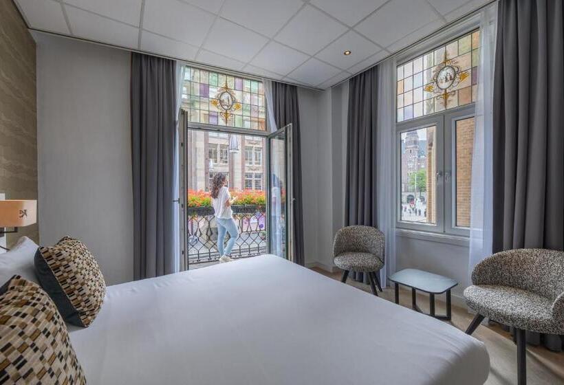 带城市景观的高级房间, Amsterdam De Roode Leeuw