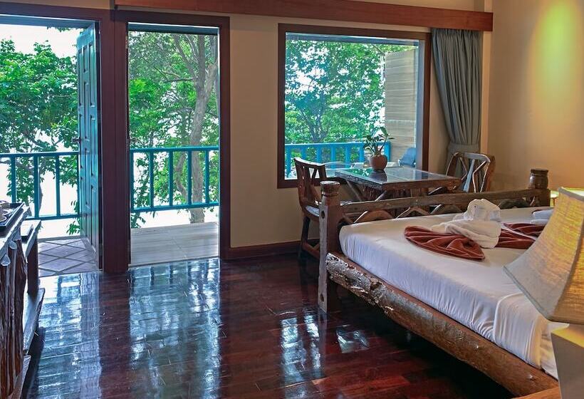 اتاق استاندارد با چشم‌انداز دریا, Baan Hin Sai Resort & Spa