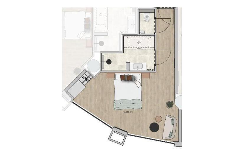 سوییت جونیور با چشم‌انداز دریا, Suites Boulevard 17