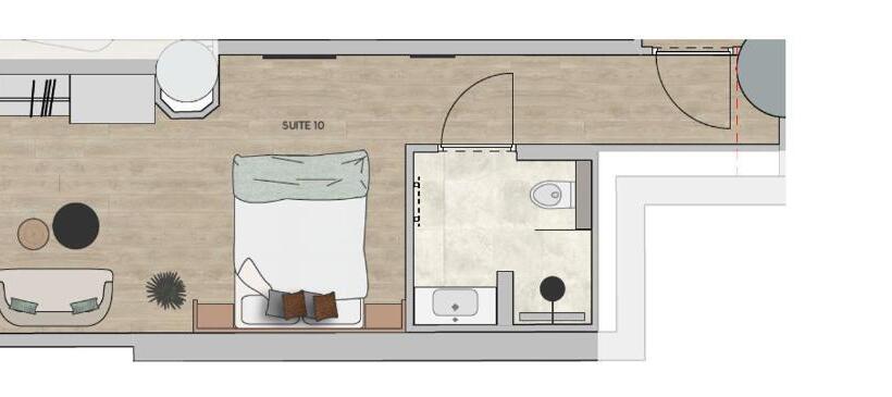 سوییت جونیور با بالکن, Suites Boulevard 17