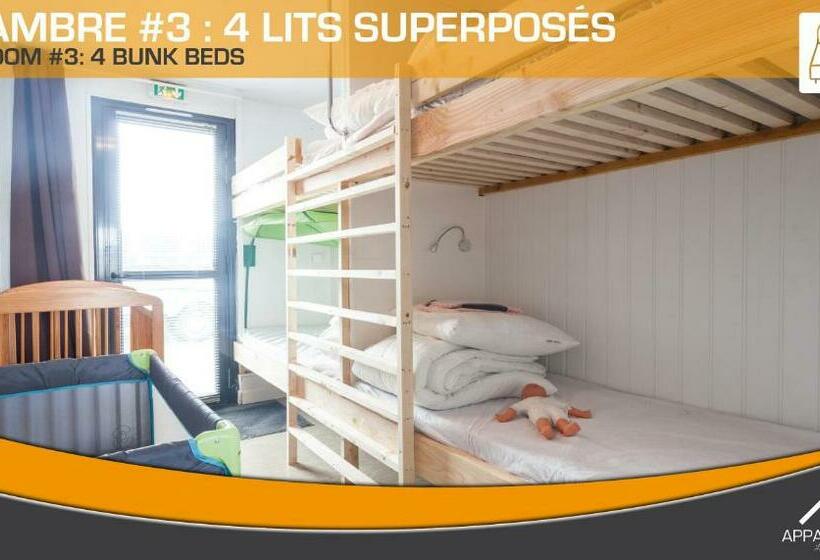 Апартаменты 1 Спальня, Appart Hôtel Les Prés Blondeau   1 à 10 Personnes   3 Chambres   Terrasse   Parking Privé   Wifi