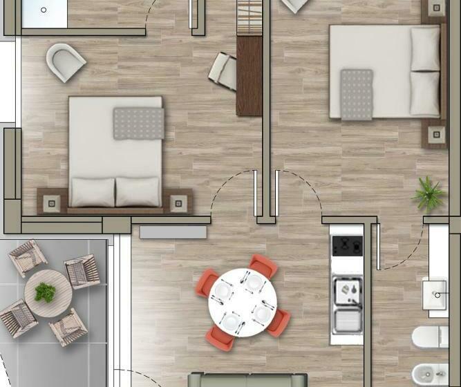 سوئیت دلوکس 2 خوابه, Prada' Home Eco Suites