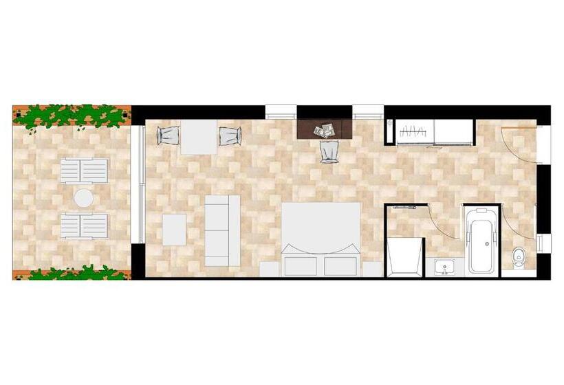 Полулюкс Вид на Сад, Hôtel La Métairie   Teritoria  Les Collectionneurs
