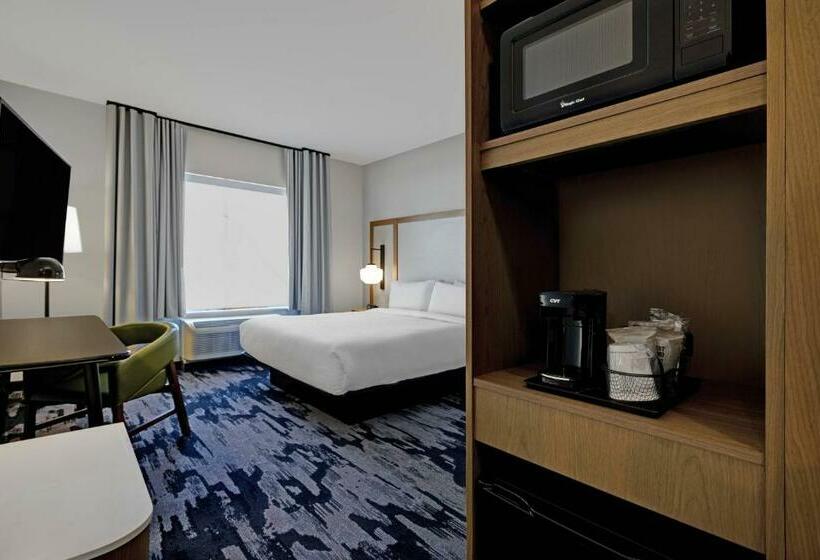 스탠다드 룸 킹사이즈 침대, Fairfield Inn & Suites By Marriott Milwaukee Brookfield