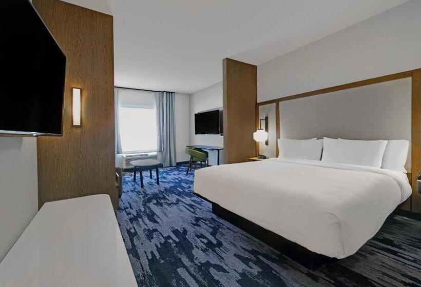 스탠다드 스튜디오 킹침대, Fairfield Inn & Suites By Marriott Milwaukee Brookfield