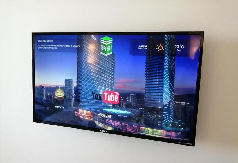 آپارتمان 1 خوابه با بالکن, Orbi City Apartments Batumi