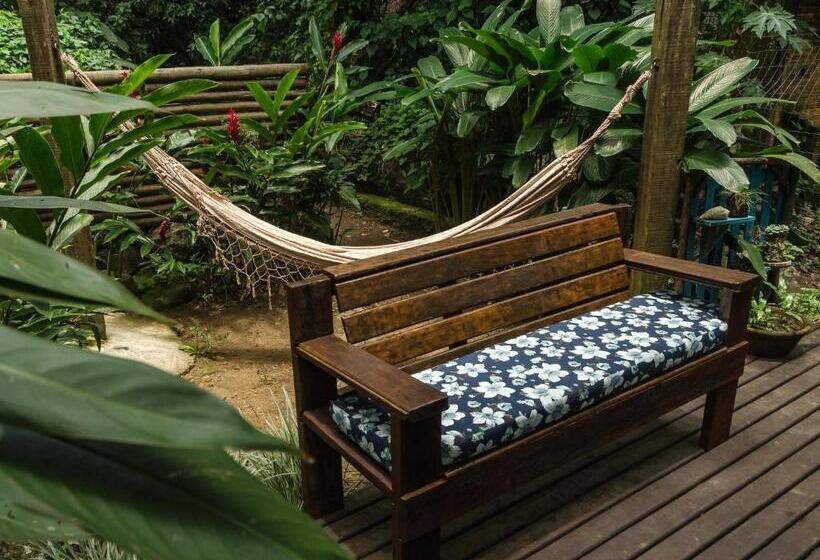 带花园景观的标准工作室, Kitnet E Suite Morada Aguiar   Chalé