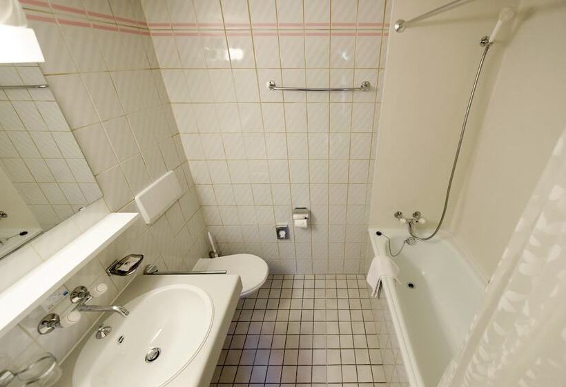 חדר סטנדרט לשלושה עם מרפסת, Waldhotel Unspunnen
