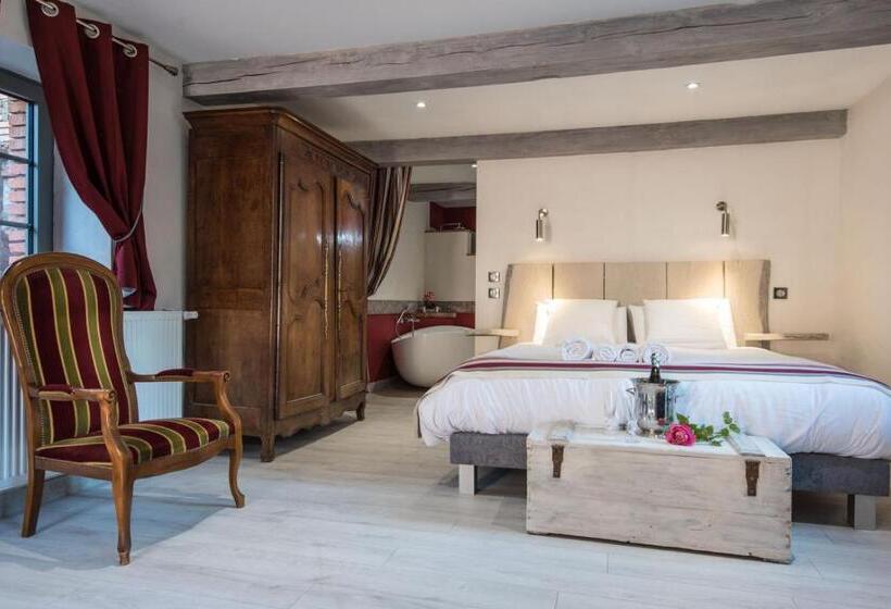 Люкс, Le Mas Des Colombes Chambres D Hôtes B&b & Spa